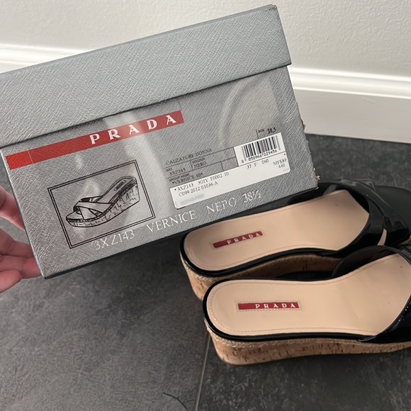Prada wedges size 7.5 - Picture 8 of 10